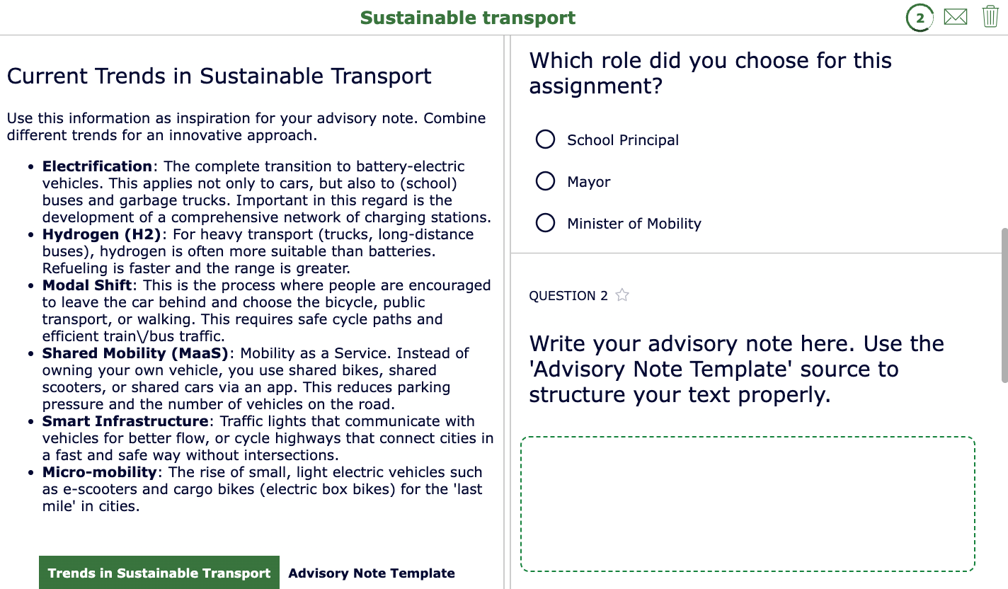 Sustainable transport Note high school students Worksheet SDG 13