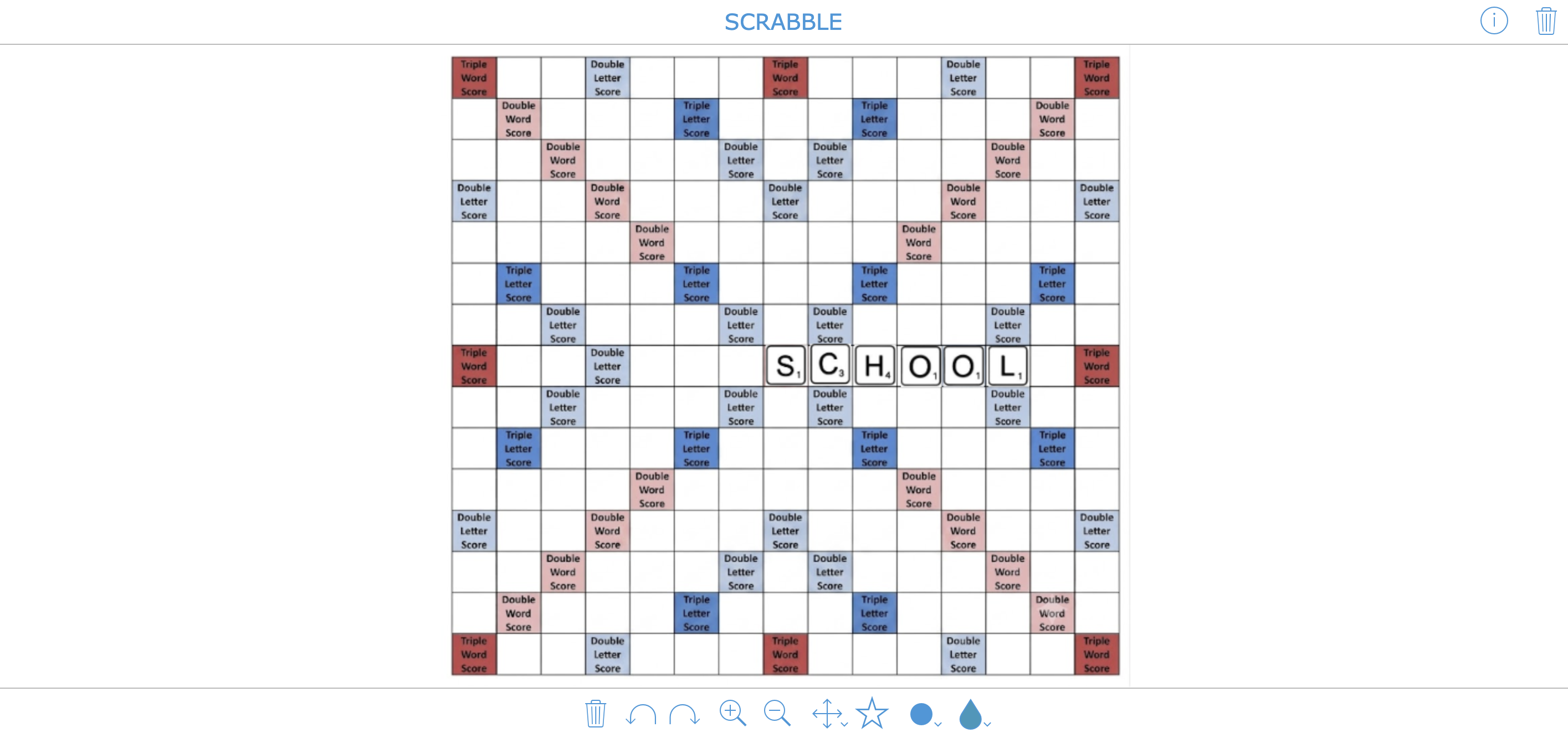 Whiteboard Widget Activity for a Digital Word Game